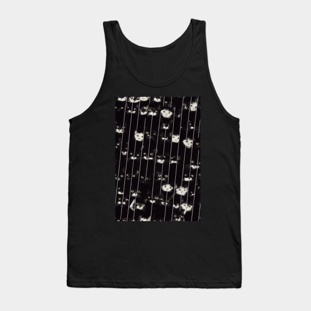 Black Cats for Cat lovers. Perfect gift for National Black Cat Day, model 10 Tank Top by Endless-Designs